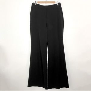 Carolina Belle black wide flare leg slacks 10
